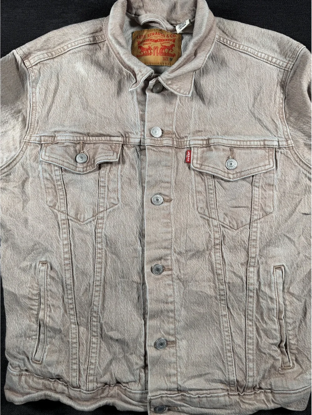 Levi's Men's Medium Beige Denim Jacket